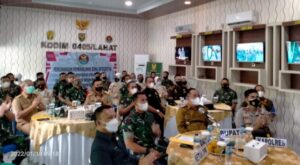 Tingkatkan Kualitas Pelayanan, Kodim 0405/Lahat  Pencanangan Zona Integritas Menuju WBK dan WBBM