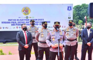 Kapolda Sumsel Inspektur Upacara HUT Satuan Pengamanan ke-41