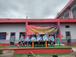 Petugas Lapas Kelas IIA Lahat Sosialisasikan Permenkumham Nomor 7 Tahun 2022 Kepada WBP