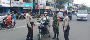 Polres Lahat Bersinergis dengan Kodim 0405/Lahat dan Sat Pol PP Giat KYRD Patroli Yustisi