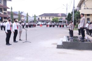 Rutinitas Apel Pagi dalam Organisasi Kepolisian Merupakan Kewajiban Bagi Setiap Anggota Polri