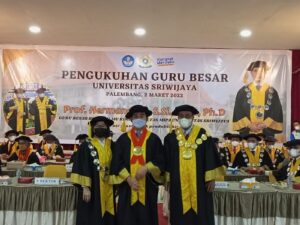 UNSRI Mengukuhan Prof Hermansyah SSi MSi PhD Jadi Guru Besar bidang Ilmu Kimia