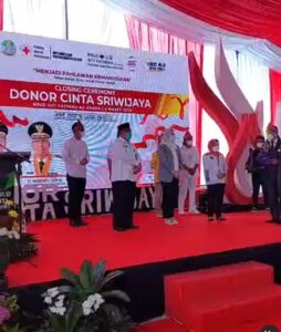 Kegiatan Donor Cinta Sriwijaya Raih Penghargaan Lembaga Prestasi Indonesia Dunia (LEPRID)
