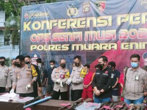 Polres Muara Enim, Konferensi Pers Operasi Senpi Musi 2022