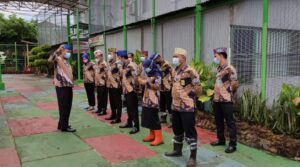 Antisipasi dan Meminimalisasi Resiko, Lapas Muara Enim Melaksanakan Kontrol Brandgang Secara Rutin