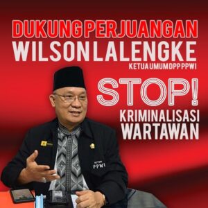Bela Wartawan, Wilson Lalengke Ketua Umum DPN PPWI di Tangkap Polres Lamtim