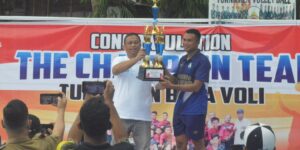 Dispora Provinsi Sumsel Menutup Turnamen Bola Voli Karang Taruna Kecamatan Lais
