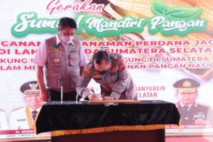 Polda Sumsel, Polda Pertama di Indonesia dalam mendukung Program Ketahanan Pangan Nasional