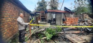 Satu Rumah Terbakar di Desa Tanjung Mulak, Api Diduga dari Konsleting Listrik