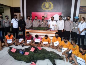 Polres Lahat Press Conference Ungkap Kasus Narkoba Penemuan Ladang Ganja di Desa Jemaring