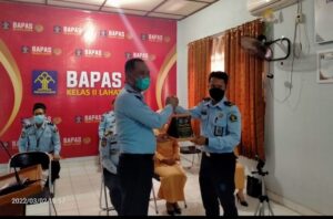 Pengantar Alih Tugas dan Penyambutan Kasubsi BKA Balai Pemasyarakatan Kelas II Lahat