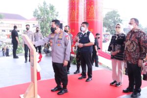 Kapolri Jenderal Listyo Sigit Prabowo Resmikan Gedung Utama Presisi Mapolda Sumsel