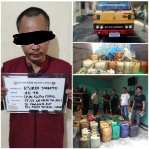 Timbun Minyak, KY Diamankan Satreskrim Polres Lahat