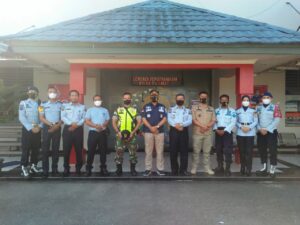 Deteksi Dini Gangguan Kamtib, Lapas Lahat Dibantu Kodim 0405/Lahat Lakukan Pemeriksaan