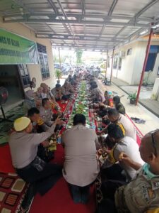Polsek Sako Palembang Gelar Halal Bihalal Hingga Berdoa Bersama