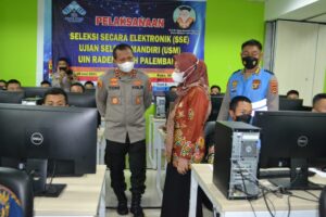 Kapolda Sumsel Cek dan Kontrol langsung pelaksanaan Test Psikologi Penerimaan Bintara Polri Tahun 2022