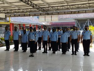 32 Orang Pegawai Lapas Lahat Naik Pangkat