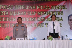 Kapolda Sumsel, Irjen Pol Drs Toni Harmanto MH Membuka Giat Rakernis Fungsi Intelkam