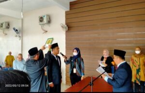 Kepala Kantor Pertanahan Kabupaten Lahat Resmi Melantik Ricki Yoan SH MKn Sebagai PPAT kabupaten Lahat