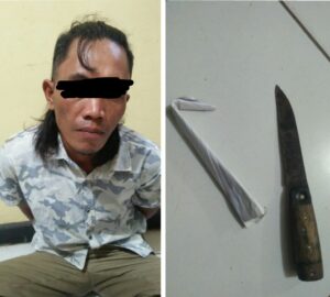 Lakukan Penganiayaan Budi Diamankan Satreskrim Polsek Tanjung Sakti