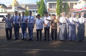Ikuti Seleksi Paskibraka Tingkat Provinsi dan Nasional, Wabup Lahat Lepas 6 Putra Putri kabupaten Lahat Ini