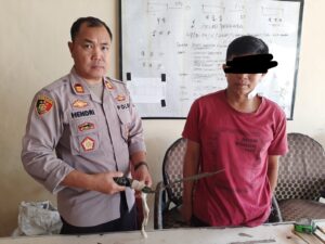 Penganiayaan , MH Diamankan Satreskrim Polsek Kota Agung