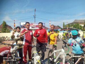 Meriahkan HUT Bhayangkara ke – 76, Polres Lahat Gelar Fun Bike Bersama Unsur Forkopimda