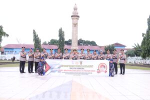 Peringatan Hari Bhayangkara Ke 76 Polda Sumsel Ziarah dan Tabur Bunga di Taman Makam Pahlawan