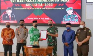 Sukses Gelar TMMD ke-113, Muara Enim Tercatat Miliki Sasaran Kegiatan Terbanyak se-Sumbagsel