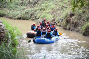 PTBA Gandeng Tripika Gelar Aksi Bersih Sampah Sungai Enim