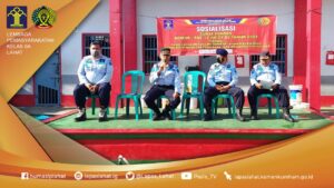 Lapas Lahat Sosialisasikan Pemberlakuan Kunjungan Tatap Muka Kepada WBP