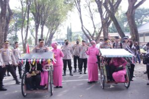 Kapolda Sumsel Pimpin Upacara Wisuda Purnabakti Anggota Polri dan PNS Polri Polda Sumsel