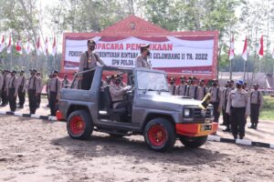 Kapolda Sumsel  Pimpin Upacara Pembukaan Pendidikan Pembentukan Bintara Polri Gelombang II 2022