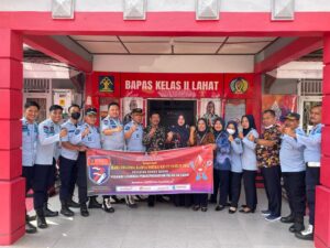 Sambut HDKD ke 77, Lapas Lahat Lakukan Donor Darah