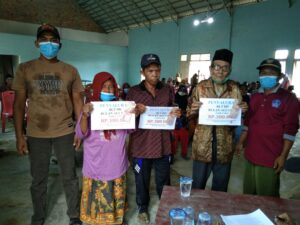 Pemerintah Desa Sido Rejo Kecamatan Muaro Padang salurkan BLT DD ke 112 KPM Banyuasin