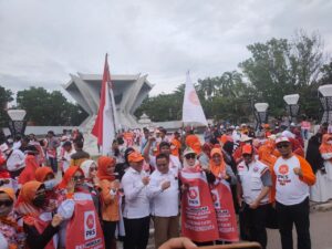Aksi DPD Partai PKS Kota Palembang Menolak Kenaikan BBM Bersubsidi