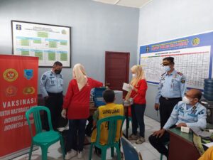 Lapas Kelas IIA Lahat Dukung Optimalisasi Program Vaksinasi Tuntas