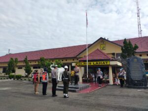 Polres Lahat Apel Gelar Pasukan Ops Zebra Musi 2022