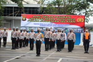 Polda Sumsel Gelar Apel Operasi Zebra Musi 2022