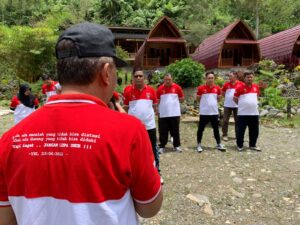 Tingkatkan Mental yang Tangguh, Serunya Arung Jeram, Adrenalin Pegawai Bapas Lahat Memuncak