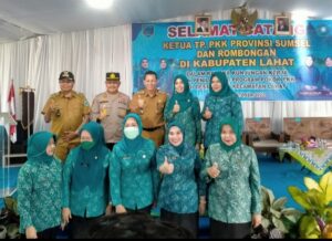 Ketua TP PKK Provinsi Sumsel Kunker Ke Kabupaten Lahat