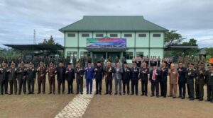 Kalapas Kelas IIA Lahat Hadiri Peringatan HUT TNI ke-77