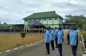 Kodim 0405/Lahat Upacara Peringati HUT TNI ke-77 Tahun 2022