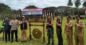 Buka TMMD  Ke-115 Tahun 2022 di Kabupaten Lahat, Cik Ujang Ajak Sukseskan Kegiatan
