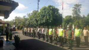 Jalin Sinergitas, Polsek Kikim Area Polres Lahat Polda Sumsel  Bersama Koramil 405-03/ Kikim Giat Apel Gabungan