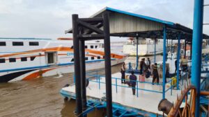 Direktorat Samapta Polda Sumsel Rutin Lakukan Pengamanan dan Pelacakan di Pelabuhan Boom Baru Palembang
