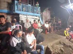 Kapolsek Mulak Ulu Polres Lahat “Visit at Night”, Sosialisasi Larangan Organ Tunggal Malam Hari