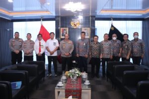 Kapolda Sumsel Terima Kunjungan  Kepala Balai Besar Pelaksanaan Jalan Nasional Kementerian PUPR Sumsel