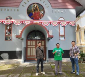 Jelang Nataru, Unit III Sosbud Sat Intelkam Polres Lahat  Monitoring Gereja – Gereja di Wilayah Kabupaten Lahat
