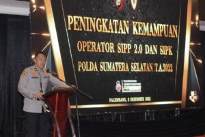 Biro SDM Polda Sumsel Latih 300 Pers Operator SIPP dan SIPK Tahun 2022